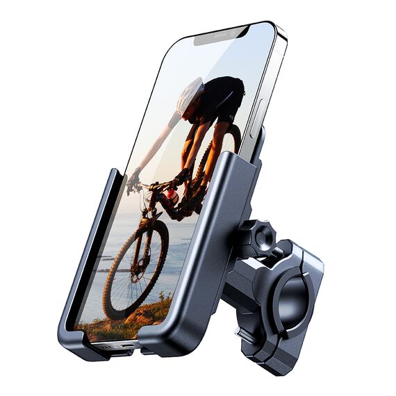 Wozinsky metal bicycle phone holder, scooters black (WBHBK3) - Smartphone Holders - Smartphones - Techbox