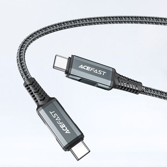 Acefast 2in1 charger GaN 65W USB Type C / USB, adapter adapter HDMI 4K @ 60Hz (set with cable) white (A17 white) - Travel Chargers - Smartphone Chargers - Techbox
