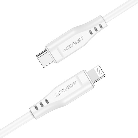 Acefast cable MFI USB Type C - Lightning 1.2m, 30W, 3A white (C3-01 white) - Cables & Adapters - Cables & Accessories - Techbox