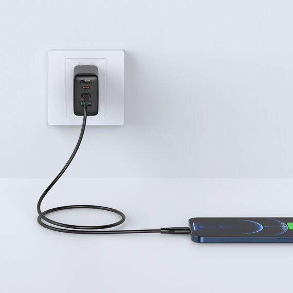 Acefast cable MFI USB Type C - Lightning 1.2m, 30W, 3A white (C3-01 white) - Cables & Adapters - Cables & Accessories - Techbox
