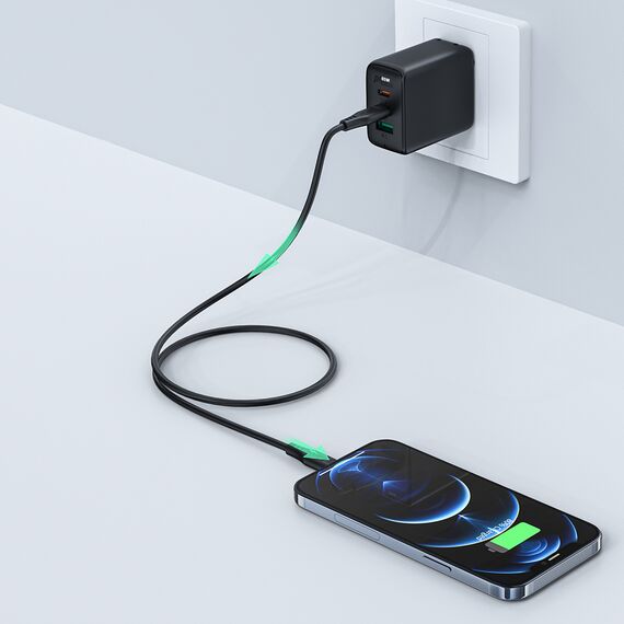 Acefast cable MFI USB Type C - Lightning 1.2m, 30W, 3A white (C3-01 white) - Cables & Adapters - Cables & Accessories - Techbox