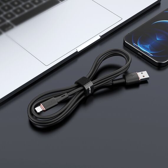 Acefast cable MFI USB - Lightning 1.2m, 2.4A black (C2-02 black) | Techbox