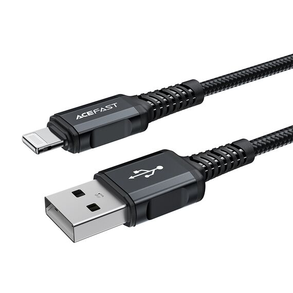 Acefast cable MFI USB - Lightning 1,8m, 2,4A black (C4-02 A Black) - Cables & Adapters - Cables & Accessories - Techbox