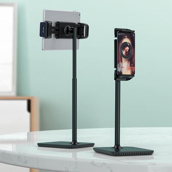 Acefast telescopic phone and tablet holder (135-230mm wide) for the desk 360 ° black (E4 black) | Techbox