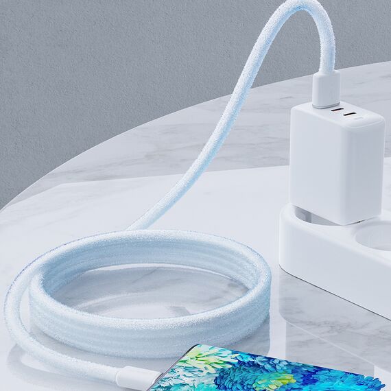 Acefast USB cable - USB Type C 1.2m, 3A white (C2-04 white) - Cables & Adapters - Cables & Accessories - Techbox