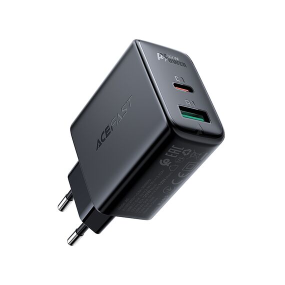 Acefast wall charger USB Type C / USB 32W, PPS, PD, QC 3.0, AFC, FCP white (A5 white) | Techbox