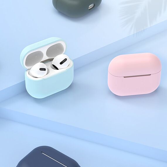 Case for AirPods 2 / AirPods 1 silicone soft cover for headphones pink (case C) - Smartphone Accessories - Cables & Accessories - Techbox