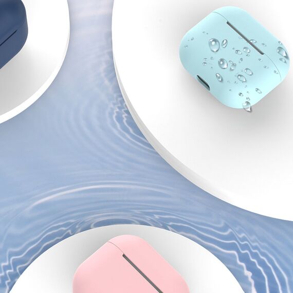 Case for AirPods 2 / AirPods 1 silicone soft cover for headphones pink (case C) - Smartphone Accessories - Cables & Accessories - Techbox
