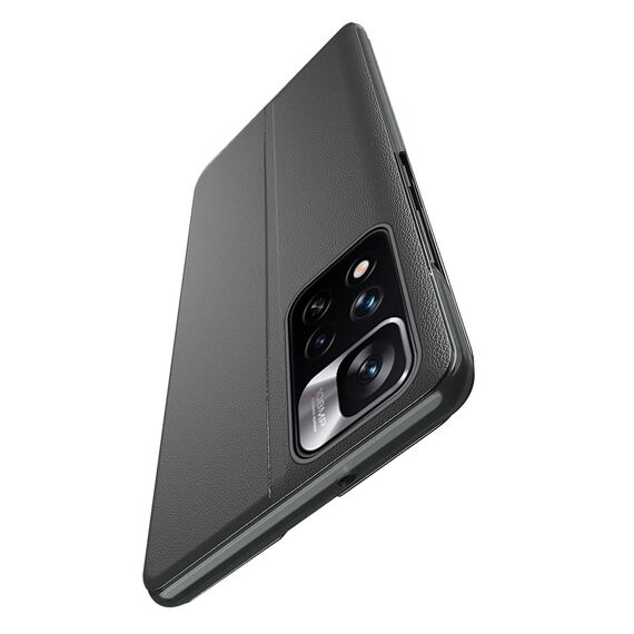 Eco Leather View Case elegant case with flip cover and stand function Xiaomi Redmi Note 11 Pro+ 5G (China) / 11 Pro 5G (China) / Mi11i HyperCharge / Poco X4 NFC 5G black | Techbox