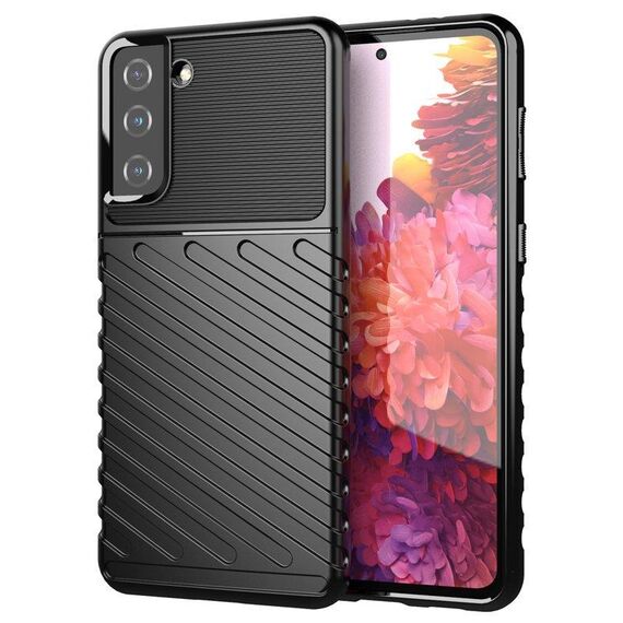 Thunder Case flexible armored cover for Samsung Galaxy S22 + (S22 Plus) black | Techbox