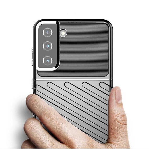 Thunder Case flexible armored cover for Samsung Galaxy S22 + (S22 Plus) blue - Samsung Cases - Cases - Techbox