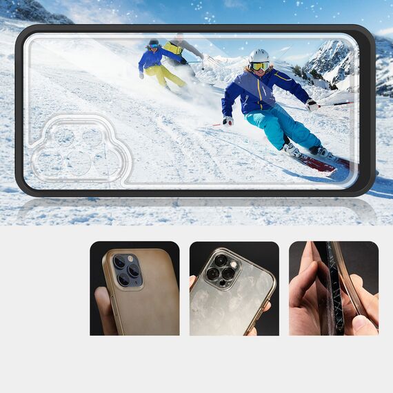 Clear 3in1 Case for Samsung Galaxy A32 5G Frame Gel Cover Black - Samsung Cases - Cases - Techbox