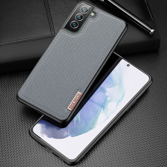 Dux Ducis Fino case is made of nylon material for Samsung Galaxy S22 + (S22 Plus) blue | Techbox