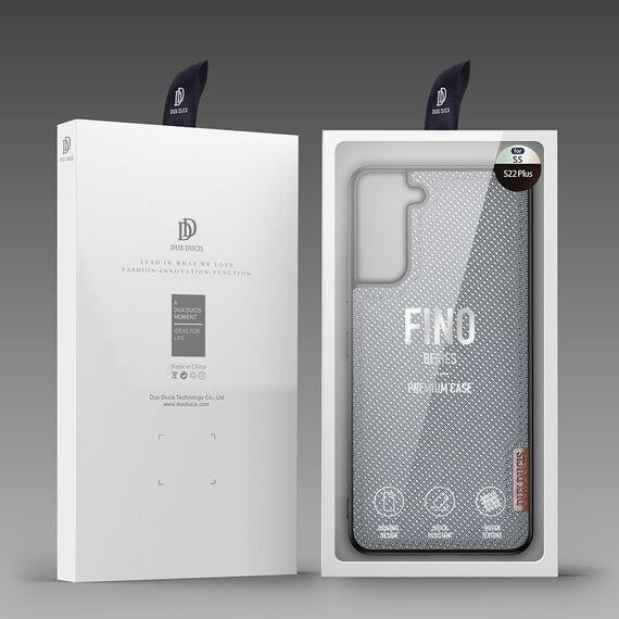 Dux Ducis Fino case is made of nylon material for Samsung Galaxy S22 + (S22 Plus) blue | Techbox