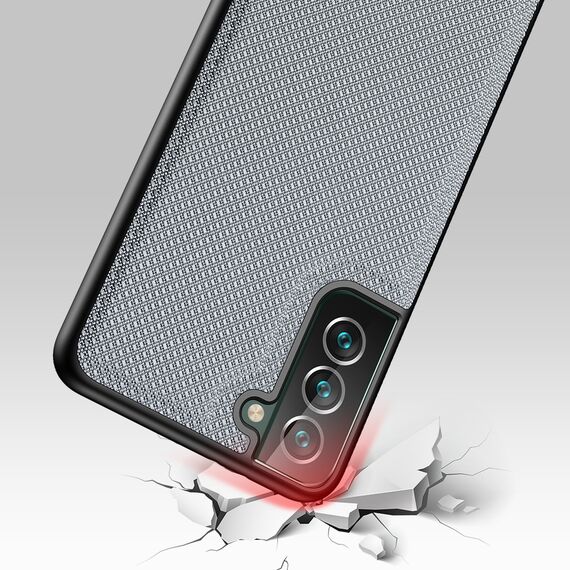 Dux Ducis Fino case is made of nylon material for Samsung Galaxy S22 + (S22 Plus) blue | Techbox