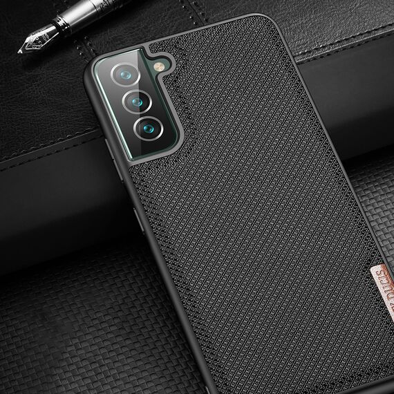 Dux Ducis Fino case is made of nylon material for Samsung Galaxy S22 + (S22 Plus) blue | Techbox