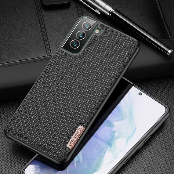 Dux Ducis Fino case is made of nylon material for Samsung Galaxy S22 + (S22 Plus) blue | Techbox