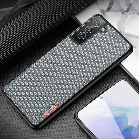Dux Ducis Fino case is made of nylon material for Samsung Galaxy S22 + (S22 Plus) blue | Techbox