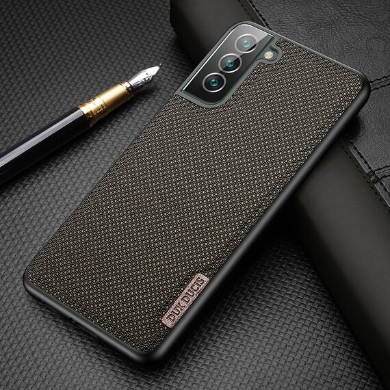 Dux Ducis Fino case is made of nylon material for Samsung Galaxy S22 + (S22 Plus) blue | Techbox