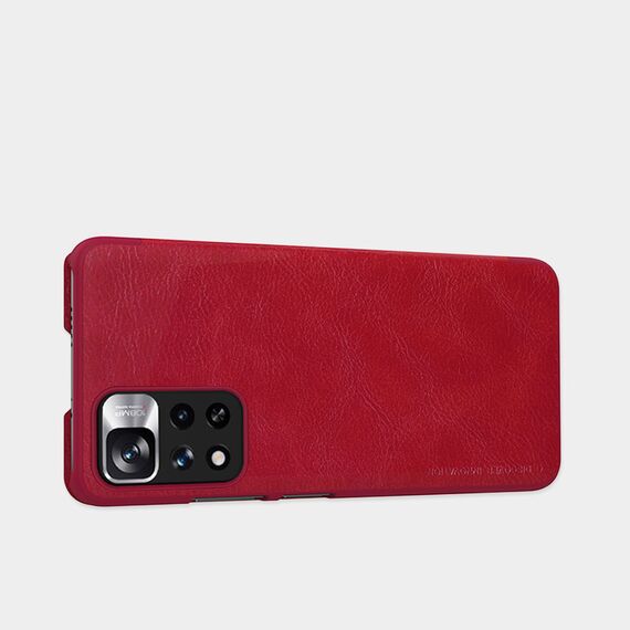 Nillkin Qin Case Case for Xiaomi Redmi Note 11 Pro+ (China) / Redmi Note 11 Pro (China) / Mi11i HyperCharge Camera Protector Holster Cover Flip Case Black | Techbox