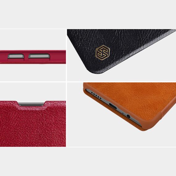 Nillkin Qin Case Case for Xiaomi Redmi Note 11 Pro+ (China) / Redmi Note 11 Pro (China) / Mi11i HyperCharge Camera Protector Holster Cover Flip Case Black | Techbox