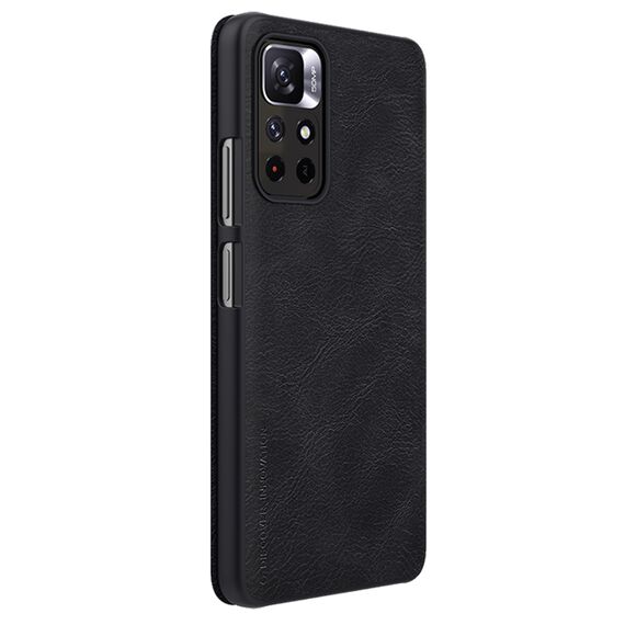 Nillkin Qin Case Case for Xiaomi Poco M4 Pro 5G Camera Protector Holster Cover Flip Cover Black - Xiaomi Cases - Cases - Techbox
