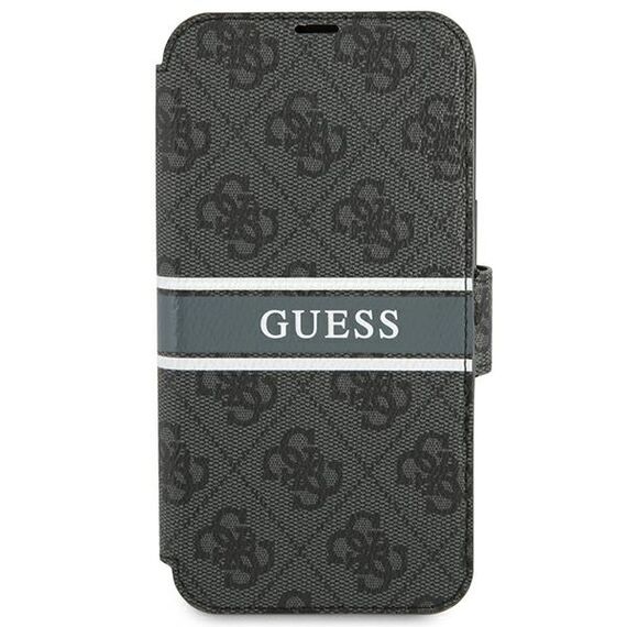 Guess GUBKP13S4GDGR iPhone 13 mini 5.4" grey/grey book 4G Stripe | Techbox