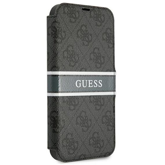 Guess GUBKP13S4GDGR iPhone 13 mini 5.4" grey/grey book 4G Stripe | Techbox