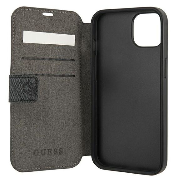 Guess GUBKP13S4GDGR iPhone 13 mini 5.4" grey/grey book 4G Stripe | Techbox