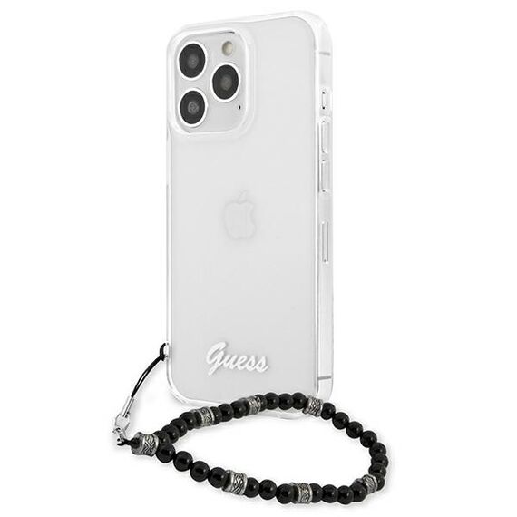 Guess GUHCP13LKPSBK iPhone 13 Pro / 13 6.1 "Transparent hardcase Black Pearl - Apple Cases - Cases - Techbox
