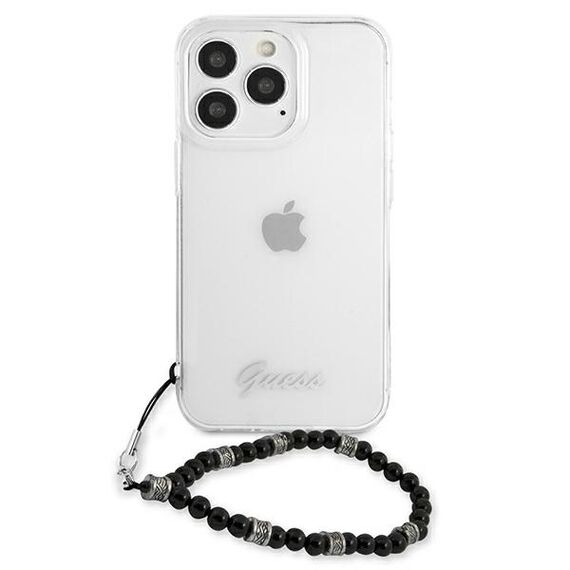Guess GUHCP13LKPSBK iPhone 13 Pro / 13 6.1 "Transparent hardcase Black Pearl - Apple Cases - Cases - Techbox