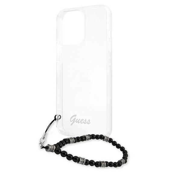 Guess GUHCP13LKPSBK iPhone 13 Pro / 13 6.1 "Transparent hardcase Black Pearl - Apple Cases - Cases - Techbox