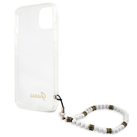 Guess GUHCP13MKPSWH iPhone 13 6.1 "Transparent hardcase White Pearl - Apple Cases - Cases - Techbox