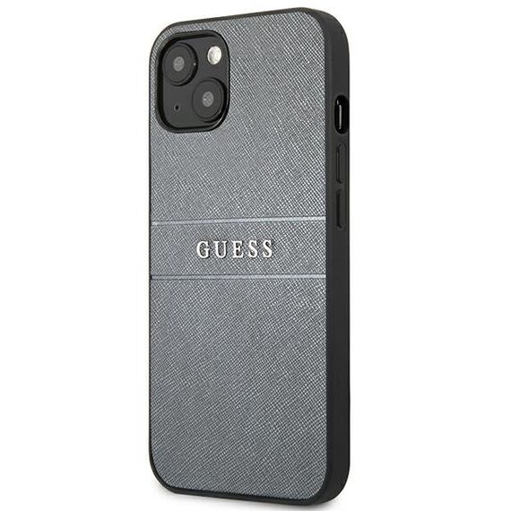 Guess GUHCP13SPSASBGR iPhone 13 mini 5.4" grey/grey Saffiano Strap | Techbox