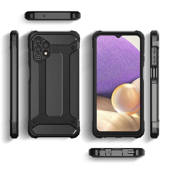 Hybrid Armor Case Tough Rugged Cover for Samsung Galaxy A73 black - Samsung Cases - Cases - Techbox