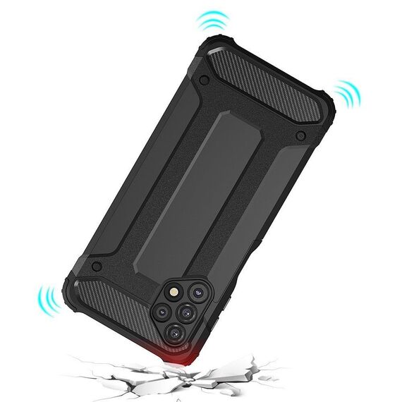 Hybrid Armor Case Tough Rugged Cover for Samsung Galaxy A73 blue | Techbox