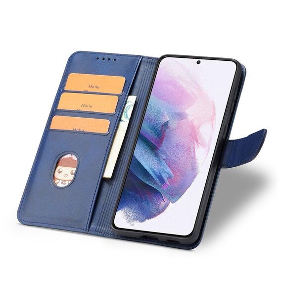Magnet Case Elegant Case Cover Flip Cover Samsung Galaxy S22 + (S22 Plus) Blue | Techbox