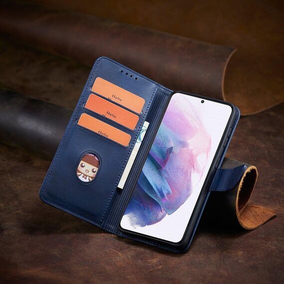 Magnet Case Elegant Case Cover Flip Cover Samsung Galaxy S22 + (S22 Plus) Blue | Techbox