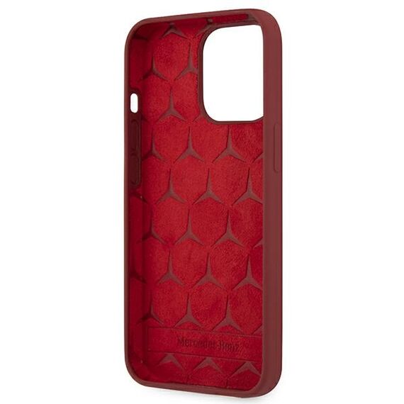 Mercedes MEHCP13LSILRE iPhone 13 Pro / 13 6,1" czerwony/red hardcase Silicone Line | Techbox