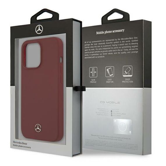 Mercedes MEHCP13XSILRE iPhone 13 Pro Max 6.7 "red / red hardcase Silicone Line - Apple Cases - Cases - Techbox