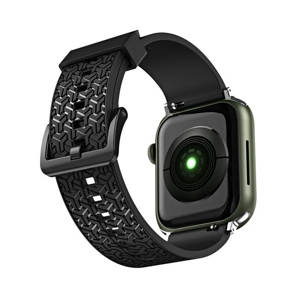 Watch Strap Y Watchband Bracelet for Apple Watch 42 / 44 / 45 mm - Black | Techbox