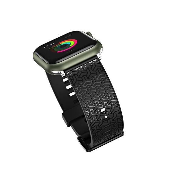 Watch Strap Y Watchband Bracelet for Apple Watch 42 / 44 / 45 mm - Black | Techbox