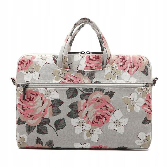 Canvaslife Briefcase 15-16'' Laptop Bag - Navy Blue and White | Techbox