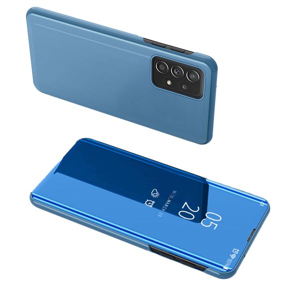 Clear View Case flip cover for Samsung Galaxy A73 blue - Samsung Cases - Cases - Techbox