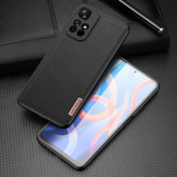 Dux Ducis Fino case cover covered with nylon material Poco M4 Pro 5G black | Techbox