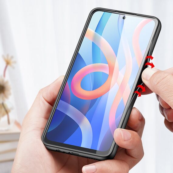 Dux Ducis Fino case cover covered with nylon material Poco M4 Pro 5G black | Techbox