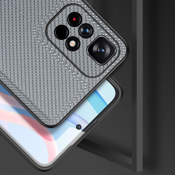 Dux Ducis Fino case cover covered with nylon material Poco M4 Pro 5G blue | Techbox