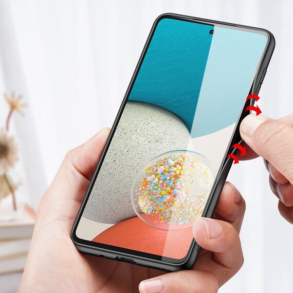 Dux Ducis Fino case is made of nylon material for Samsung Galaxy A73 blue | Techbox