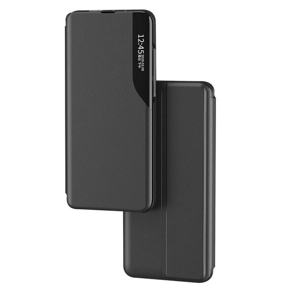 Eco Leather View Case an elegant case with a flap and stand function for Samsung Galaxy A73 red - Samsung Cases - Cases - Techbox