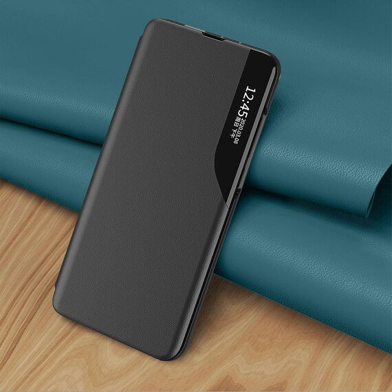 Eco Leather View Case an elegant case with a flap and stand function for Samsung Galaxy A73 red - Samsung Cases - Cases - Techbox